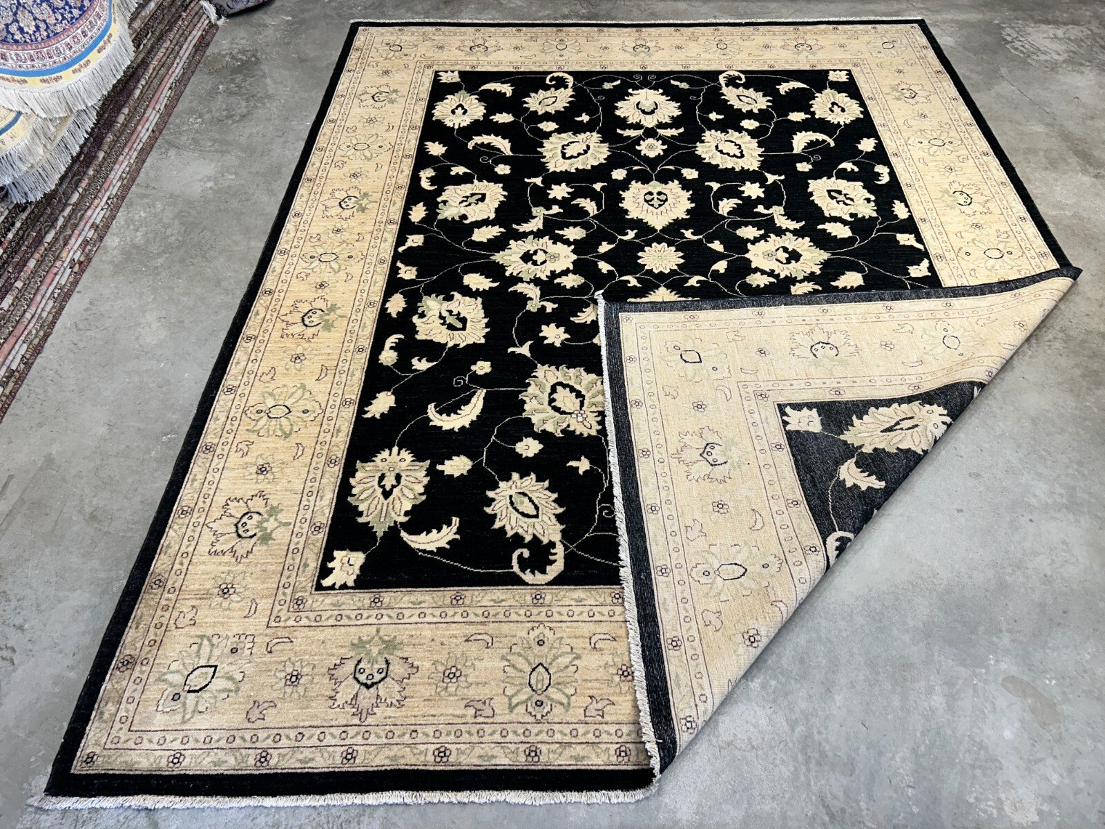 9'x12' Hand-Knotted 100% Wool Pile Oriental Rug