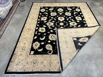 9'x12' Hand-Knotted 100% Wool Pile Oriental Rug