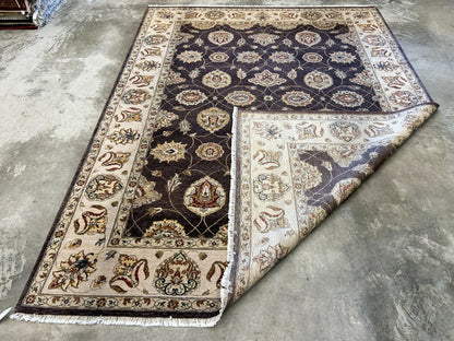 9'x12' Hand-Knotted 100% Wool Pile Lilian Design Carpet - Area Rug
