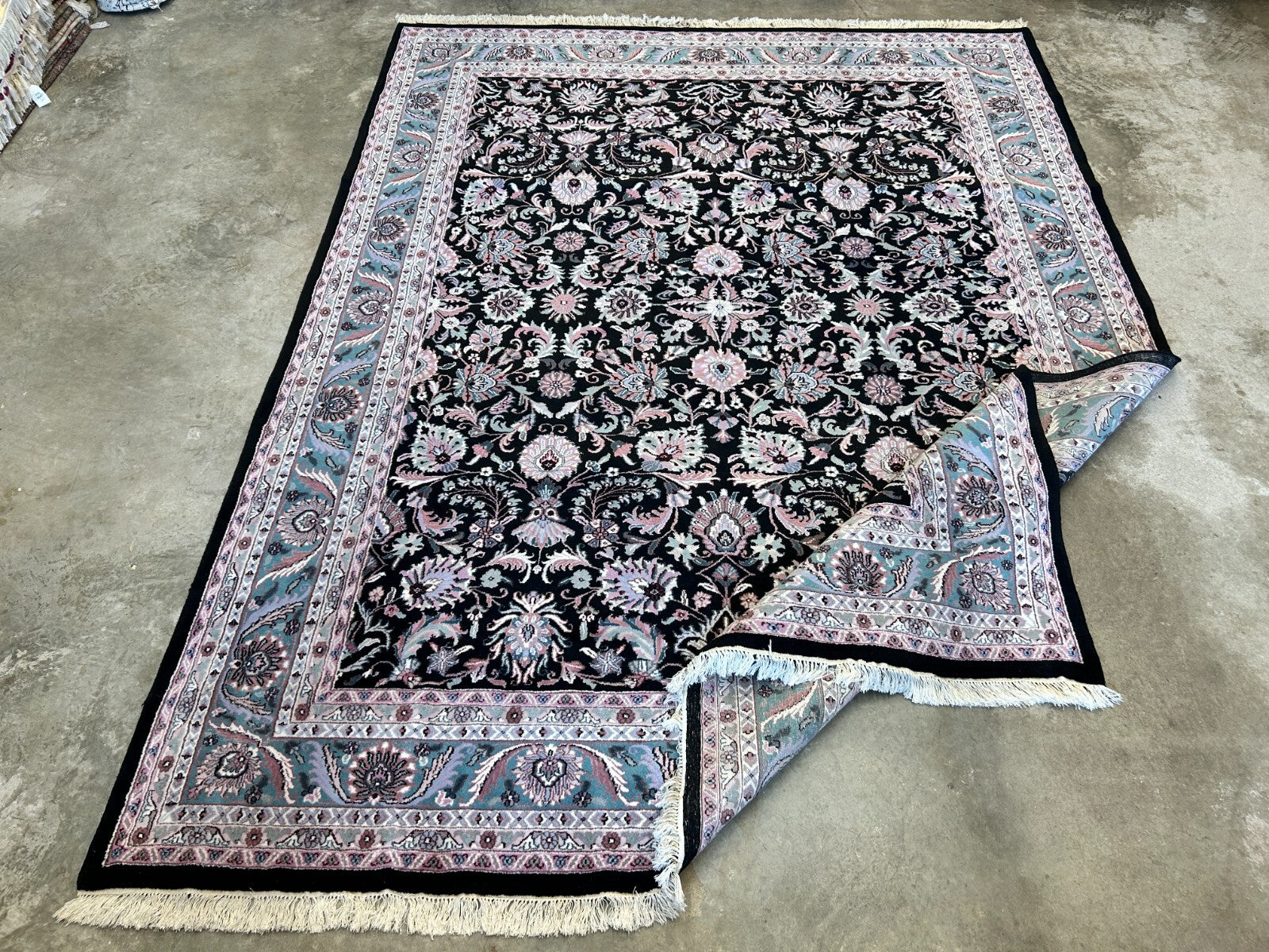 8'10" x 11'10" Hand-Knotted 100% Wool Carpet - Kashane Design Area Rug