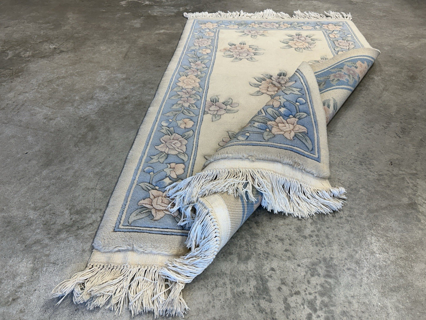 3’x5’ Hand-Knotted 100% Wool Pile Oriental Area Rug - Carpet