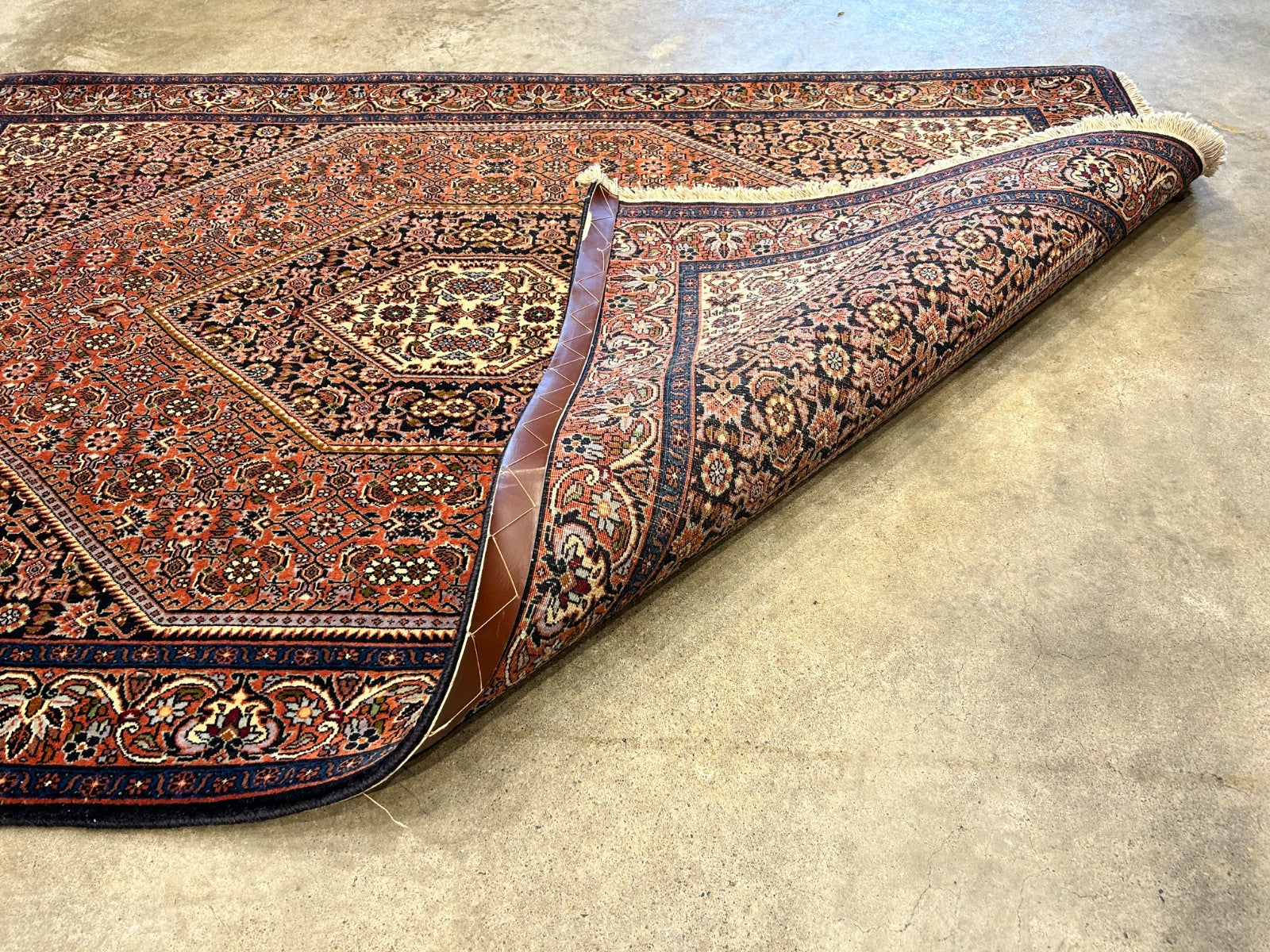 3'7"x5'8" Hand-Knotted 100% Wool Pile Persiane Bijare Rug