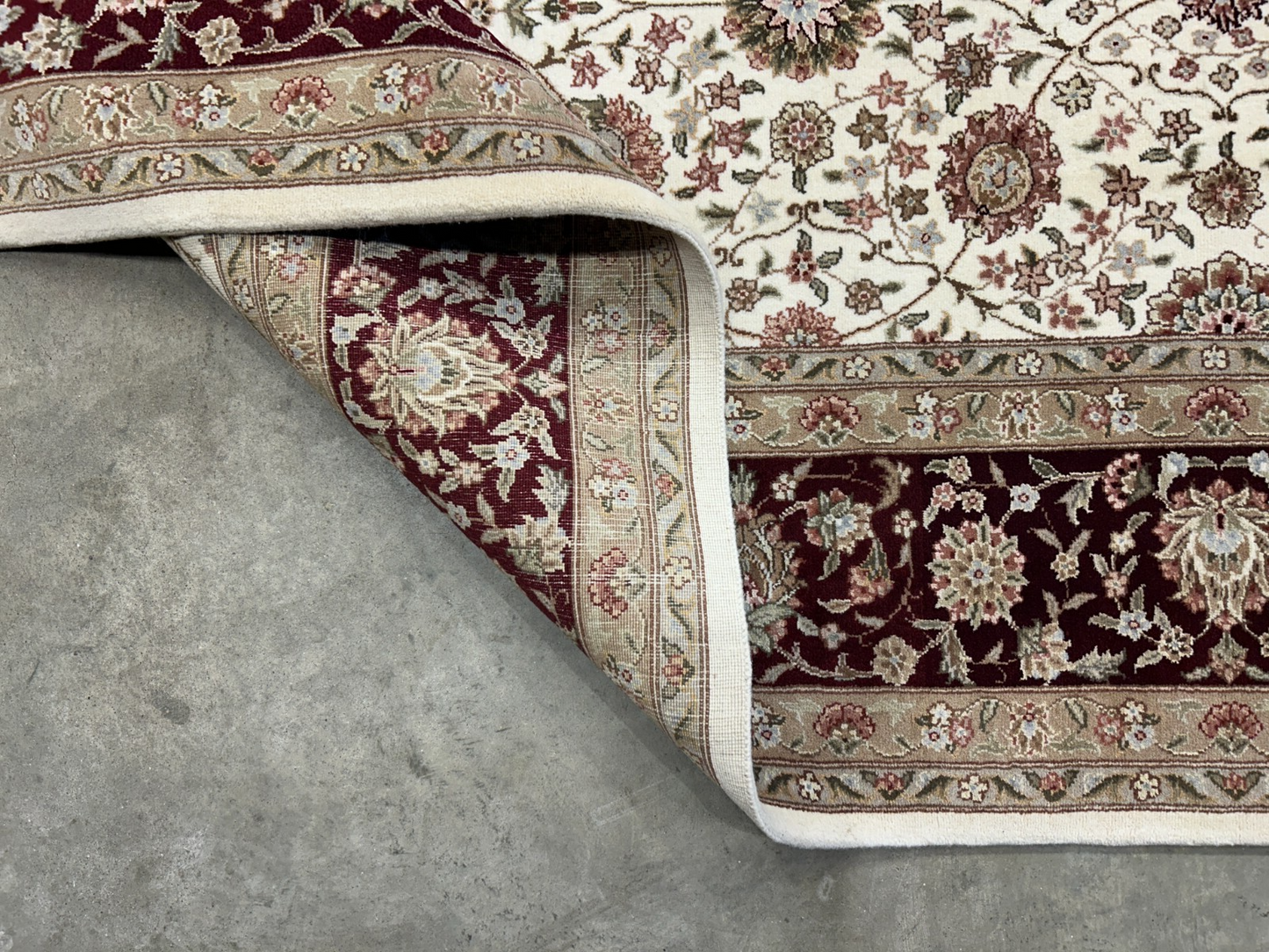 9'x12' Very Fine Hand-Knotted 100% Lamb Wool Pile PakPersian Rug