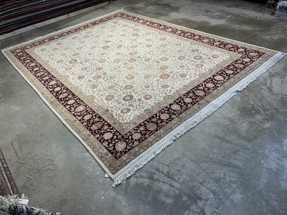 9'x12' Very Fine Hand-Knotted 100% Lamb Wool Pile PakPersian Rug