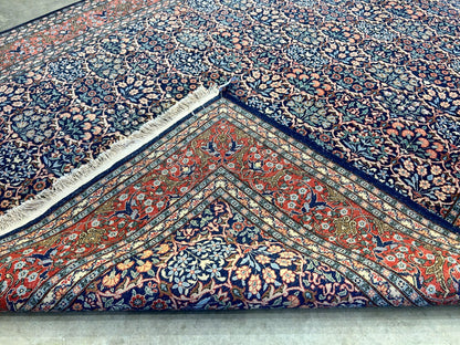 6'8"x9'9" Hand-Knotted 100% Wool Pile Hereke Carpet - Area Rug
