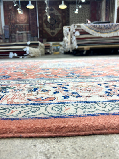 6'0"x9'1" Hand-Knotted 100% Wool Pile SinoPersian Carpet - Area Rug