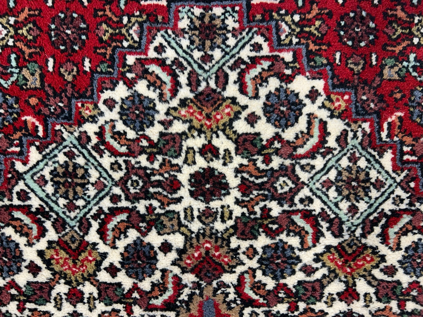 3'10"x5'10" Hand-Knotted 100% Wool Pile Indobijar Area Rug - Carpet