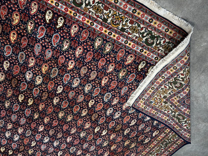 8'x11' Hand-Knotted 100% Wool Pile Hereke Area Rug - Carpet