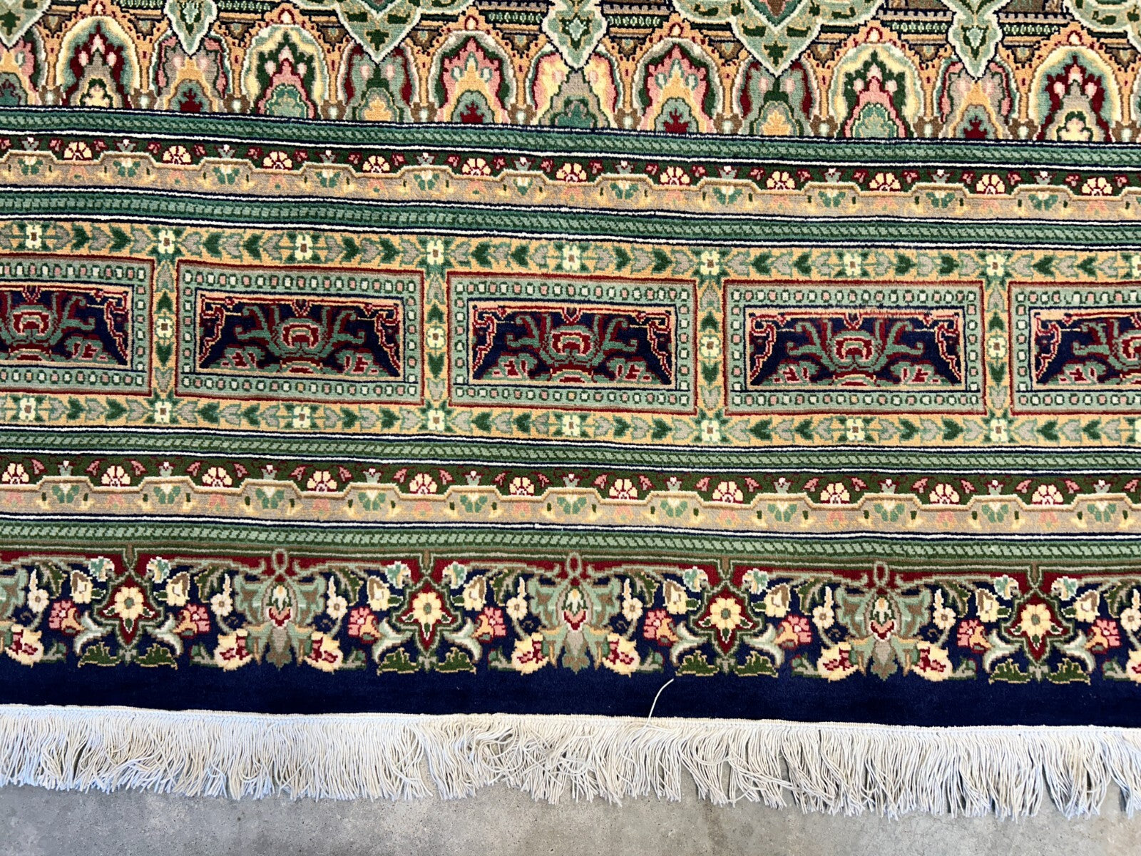 8'10"x11'10" Hand-Knotted 100% Wool Pile Oriental Rug