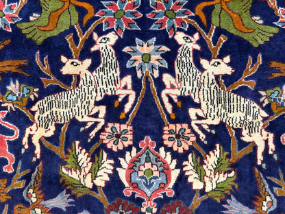 8'4"x11'10" Hand-Knotted 100% Wool Pile Pictorial Kolyayie Rug