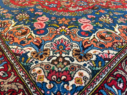 8'4"x11'11" Hand-Knotted 100% Wool Pile Bakhtiarie Rug