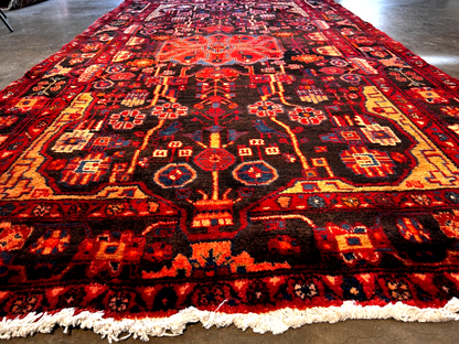 5'0" x 9'6" Hand-Knotted 100% Wool Pile Nahavande Area Rug - Carpet