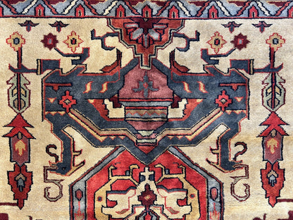 10'2"x13'11" Hand-Knotted 100% Wool Pile IndoHeriz Rug