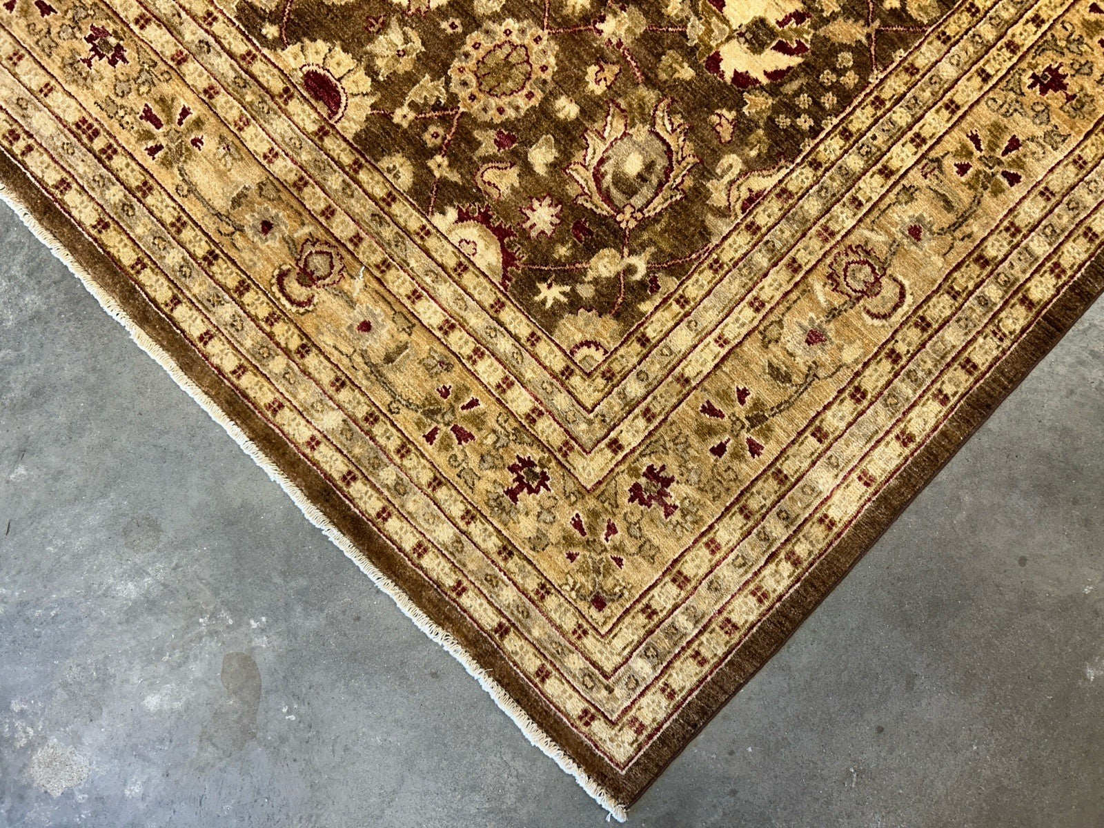 8’1”x9’11” Hand-Knotted 100% Wool Pile Oriental Area Rug - Carpet