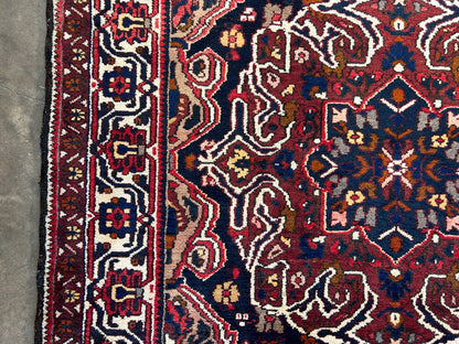 5'5" x 8'10" Hand-Knotted 100% Wool Pile Bakhtiarie Area Rug - Carpet