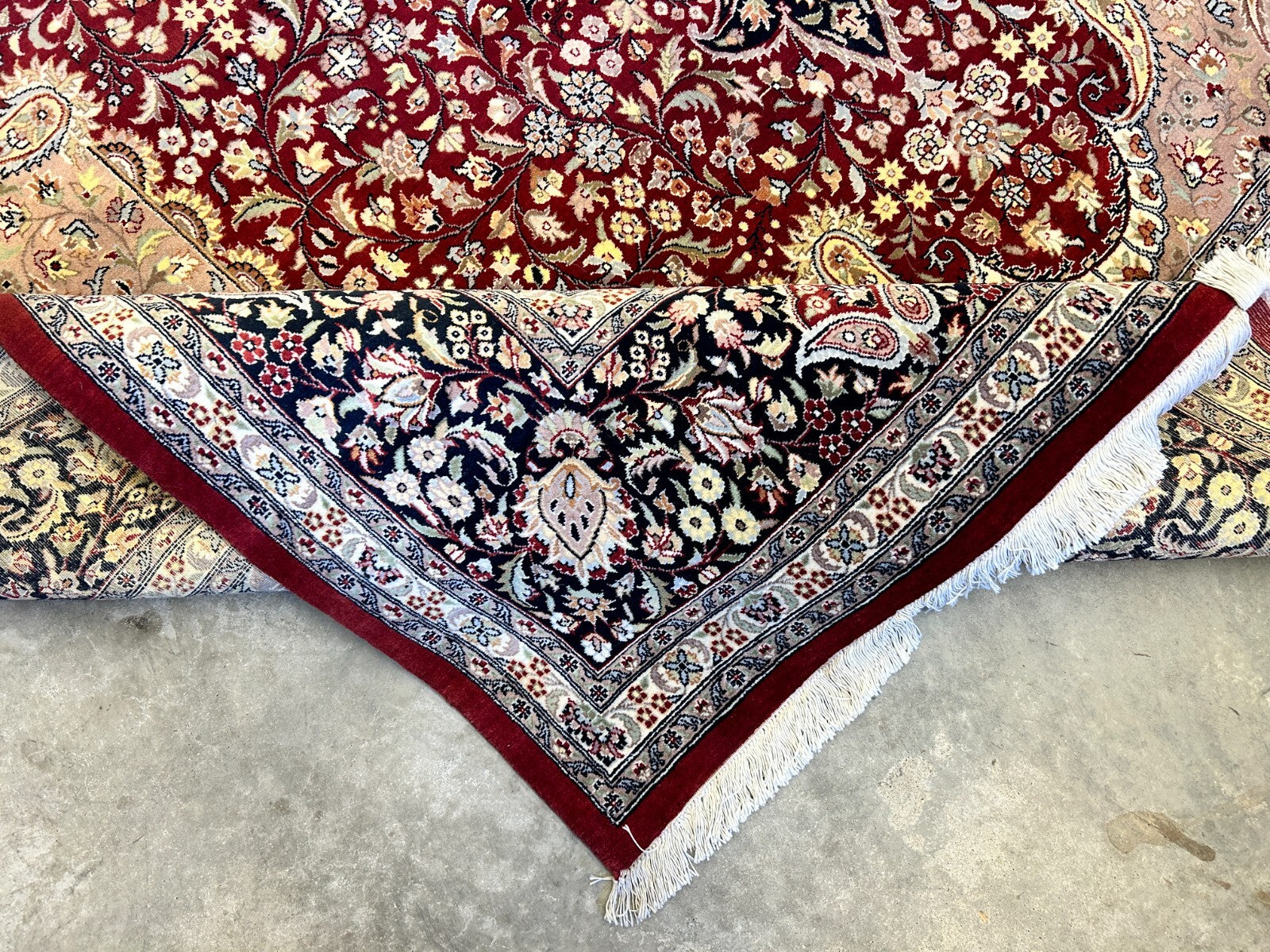 9'x12' Hand-Knotted 100% Wool Pile Tabrize Carpet - Area Rug