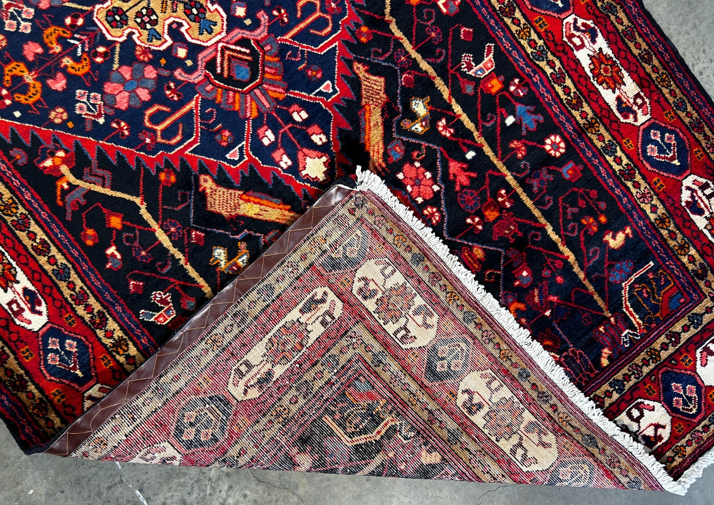 5'6" x 10'5" Hand-Knotted 100% Wool Carpet - Nahavande Area Rug