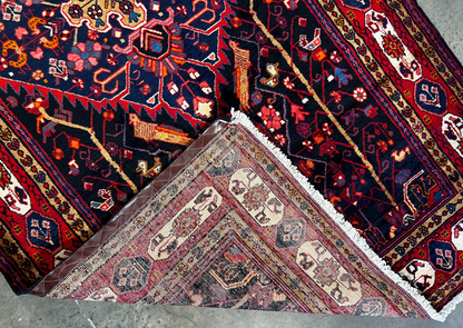 5'6" x 10'5" Hand-Knotted 100% Wool Carpet - Nahavande Area Rug