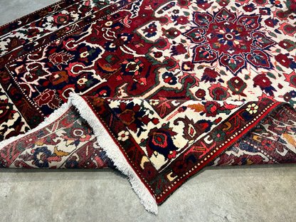 6'8"x9'9" Hand-Knotted 100% Wool Pile Bakhtiarie Carpet - Area Rug