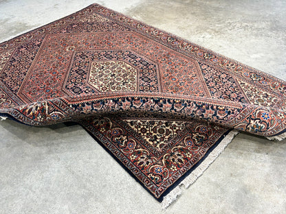 3'8"x5'6" Hand-Knotted 100% Wool Bidjare Carpet - Area Rug