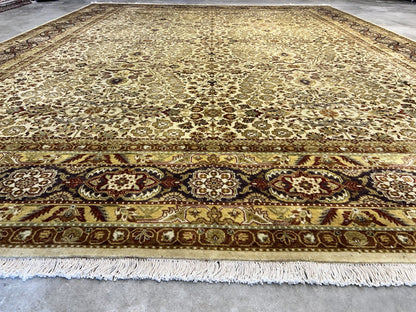 8'10"x11'10" Hand-Knotted 100% Wool Pile Oriental Rug