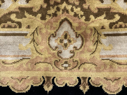 8’2”x10’1” Hand-Knotted 100% Wool Pile Oriental Area Rug - Carpet