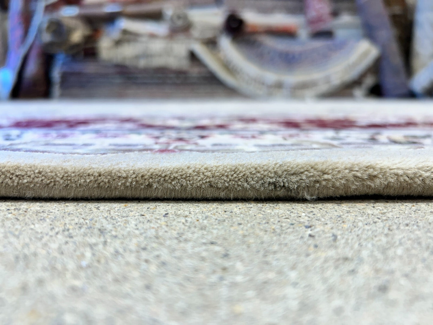 9'x12' Hand-Knotted Wool & Silk Pile Sinopersian Carpet - Area Rug