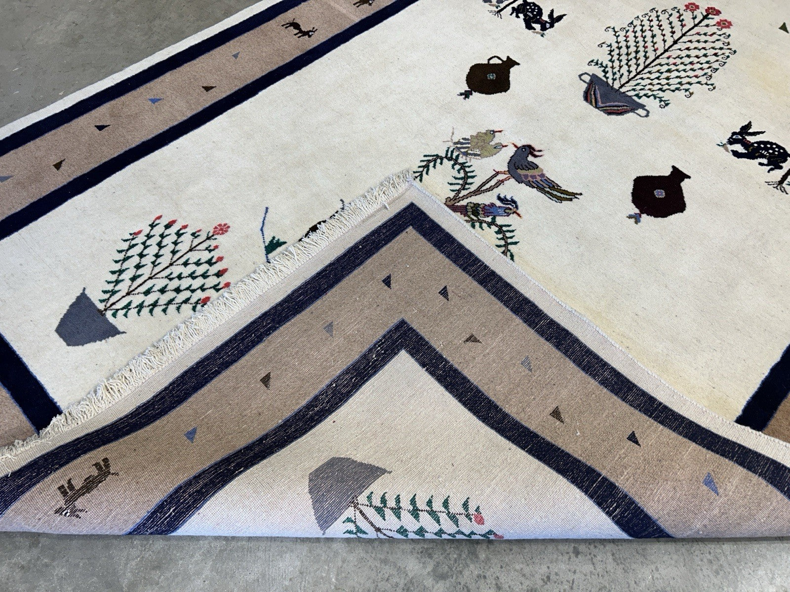 6’5”x9’6” Hand-Knotted 100% Wool Pile Oriental Area Rug - Carpet