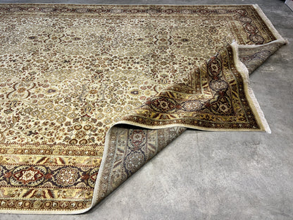 8'10"x11'10" Hand-Knotted 100% Wool Pile Oriental Rug