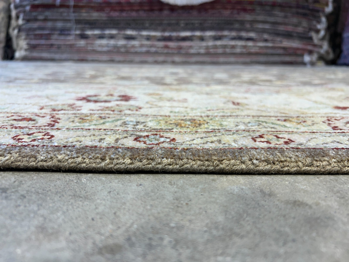 9'x12' Hand-Knotted 100% Wool Pile Agra Rug