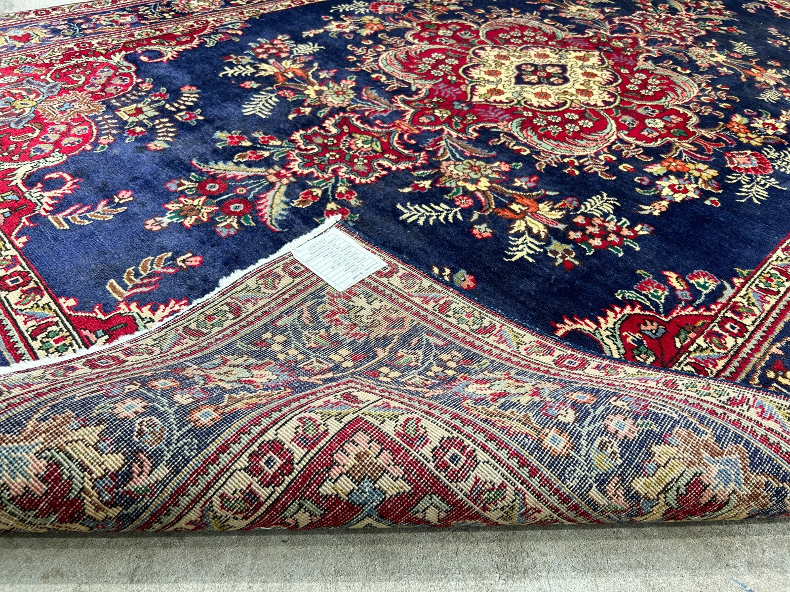 6'7"x9'9" Antique Hand-Knotted Wool Oriental Rug - Area Carpet