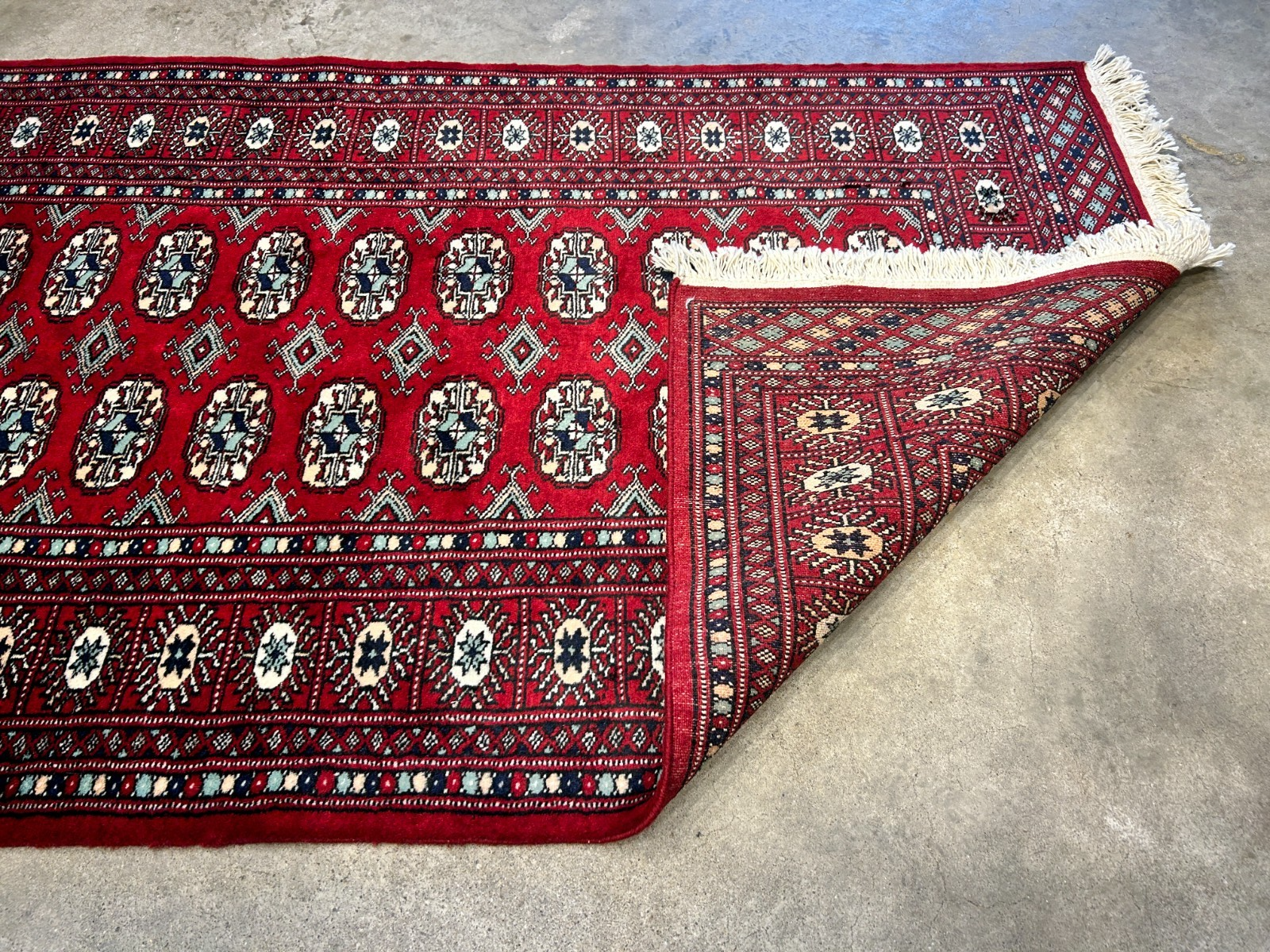 3'x5' Hand-Knotted 100% Wool Pile Bokhara Rug