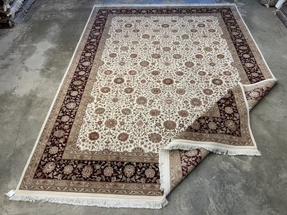 9'x12' Very Fine Hand-Knotted 100% Lamb Wool Pile PakPersian Rug