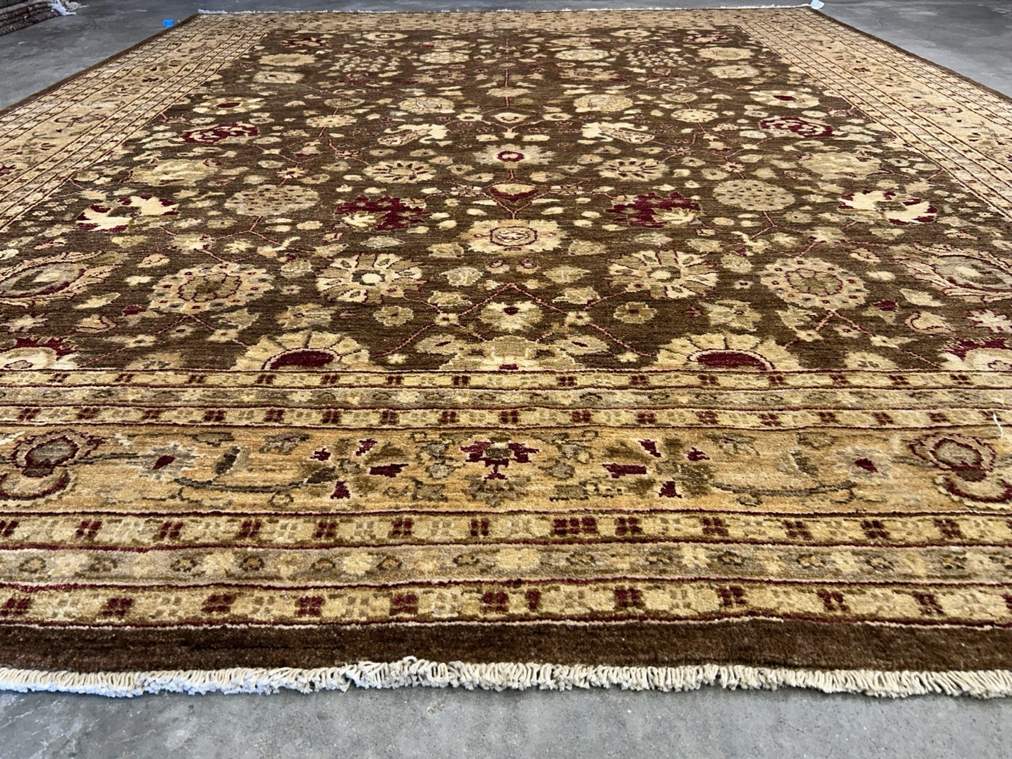 8’1”x9’11” Hand-Knotted 100% Wool Pile Oriental Area Rug - Carpet