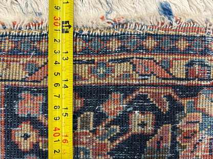 4'9"x6'3" Collector Antique Hand-Knotted 100% Wool Sarouke Rug