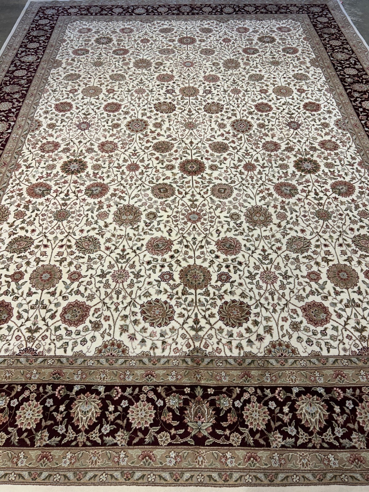 9'x12' Very Fine Hand-Knotted 100% Lamb Wool Pile PakPersian Rug