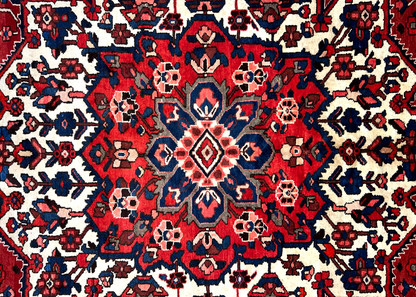 10'2"x13'1" Hand-Knotted 100% Wool Pile Bakhtiarie Rug