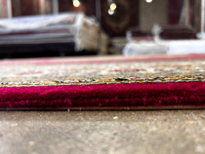 8'2"x11'6" Fine Hand-Knotted Wool & Silk Oriental Rug - Area Carpet