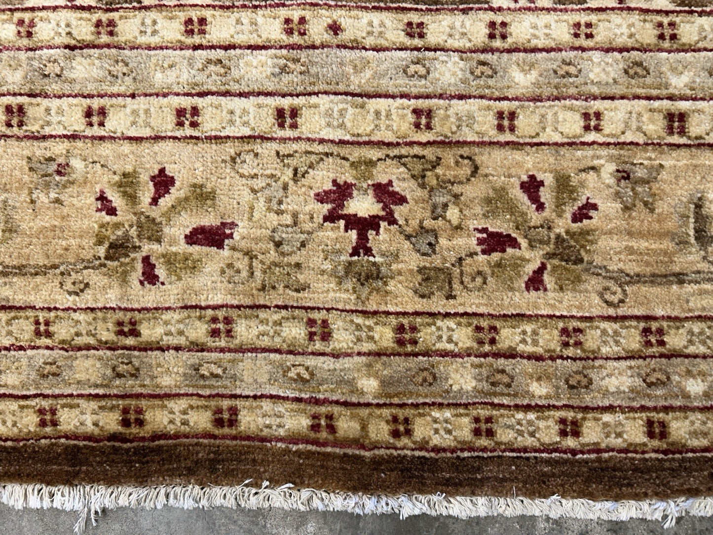 8’1”x9’11” Hand-Knotted 100% Wool Pile Oriental Area Rug - Carpet