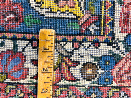 3'5"x4'11" Hand-Knotted 100% Lamb Wool Bakhtiarie Area Rug