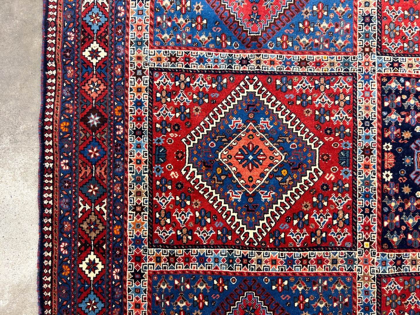 7'x9'7" Hand-Knotted 100% Wool Pile Yalame Carpet - Area Rug