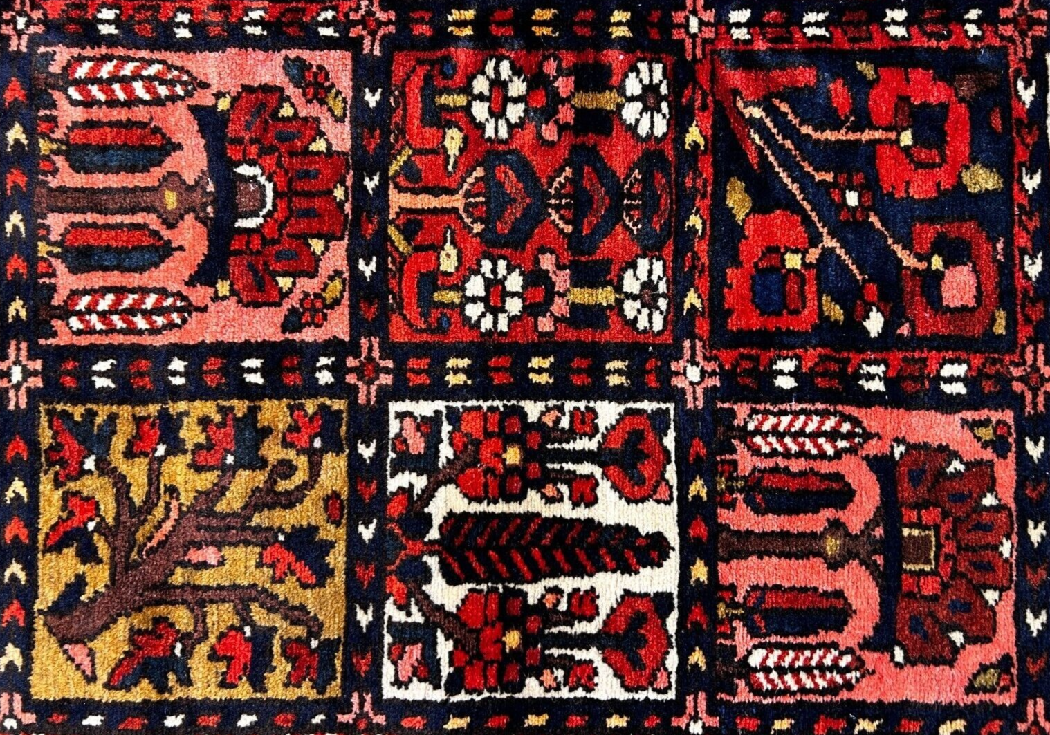 5'4" x 10'4"  Hand-Knotted 100% Wool Pile Bakhtiarie Area Rug