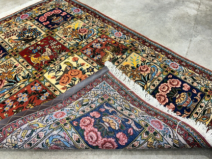 3'5"x5'2" Hand-Knotted 100% Lamb Wool Bakhtiarie Carpet - Area Rug