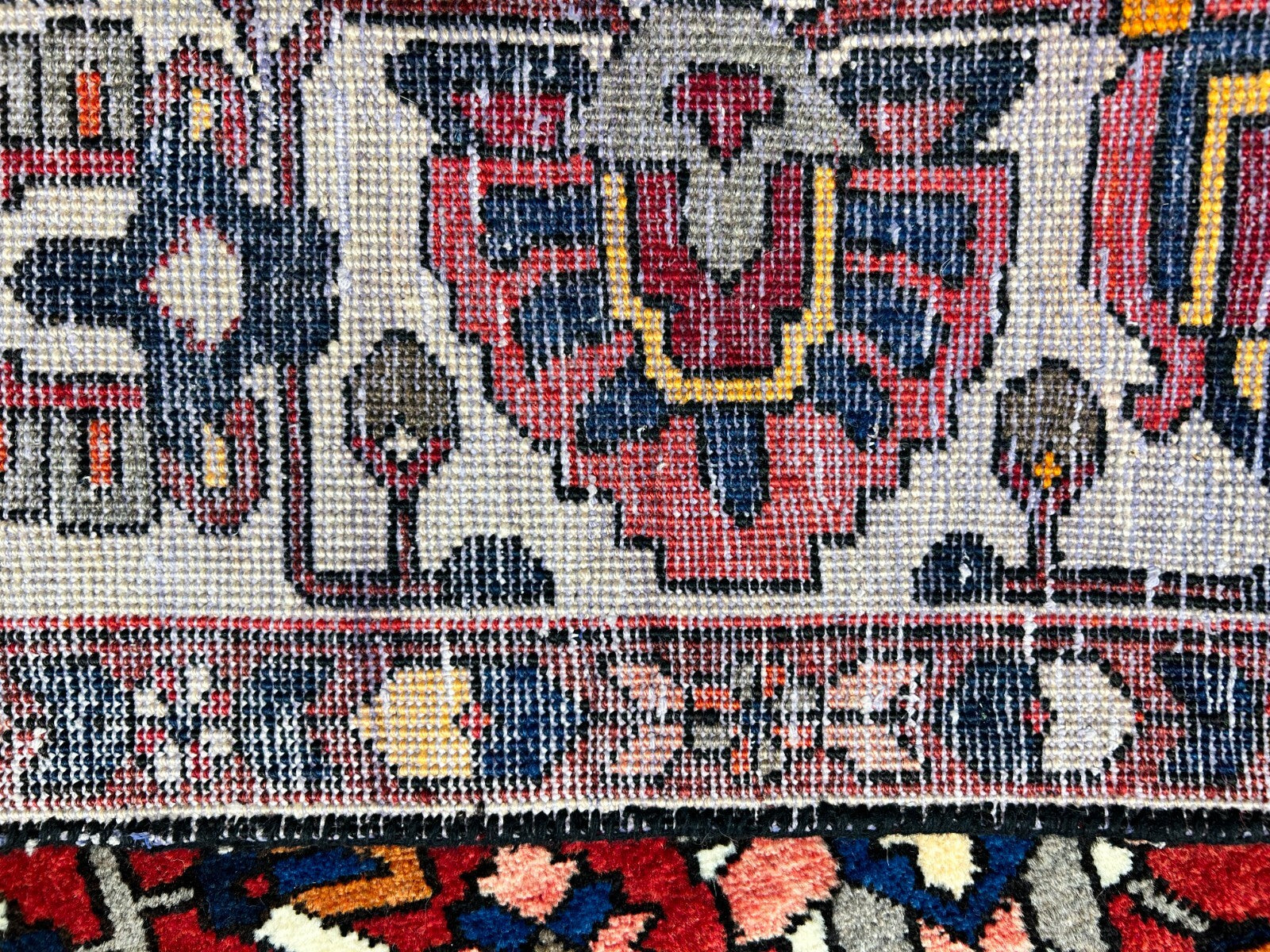 6'11"x10'4" Hand-Knotted 100% Wool Carpet - Bakhtiarie Area Rug