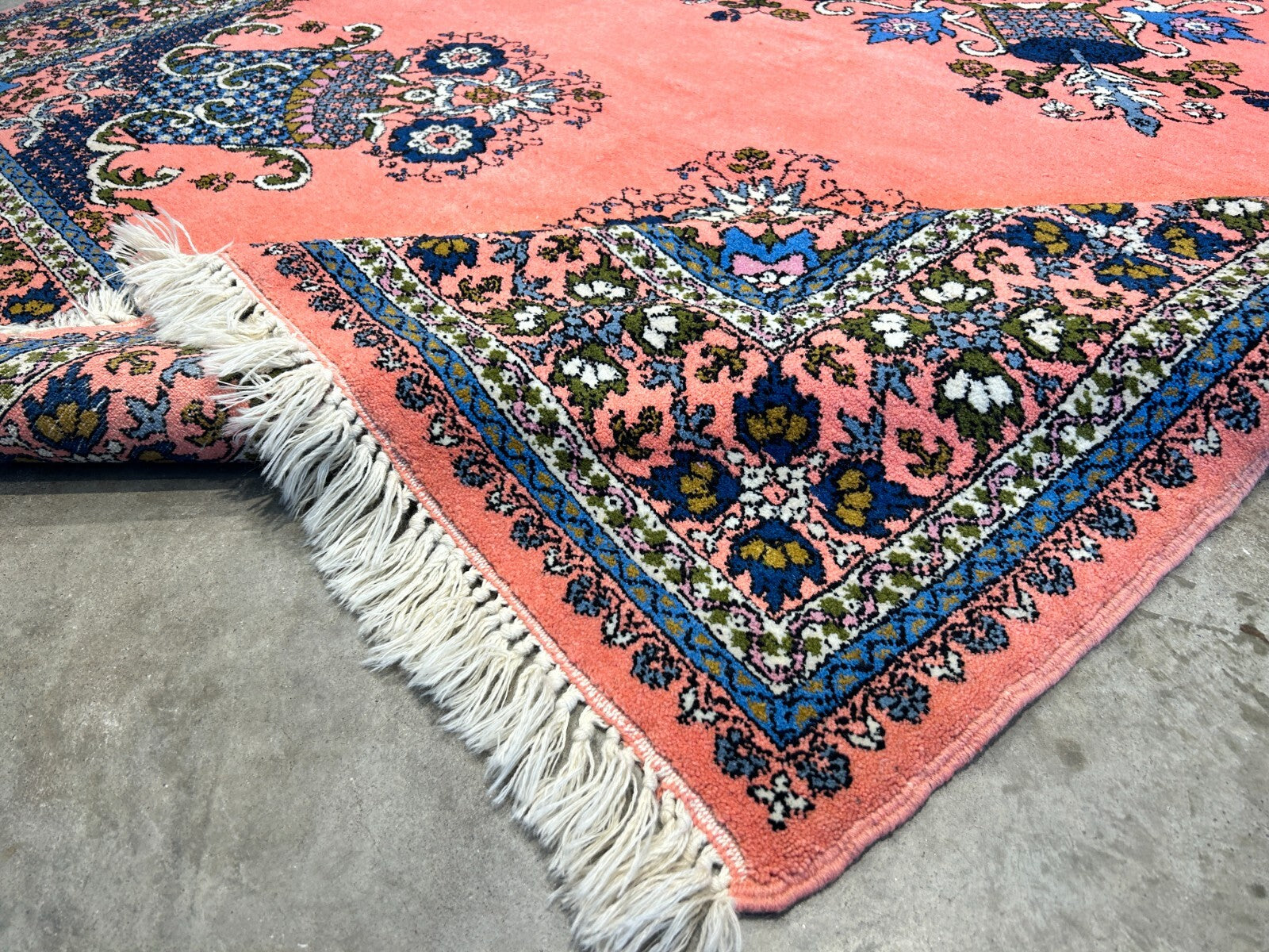 6'10"x9'1" Hand-Knotted 100% Wool Pile Morocco Carpet - Area Rug