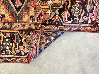 9'7"x12'8" Hand-Knotted 100% Lamb Wool Herize Carpet - Area Rug