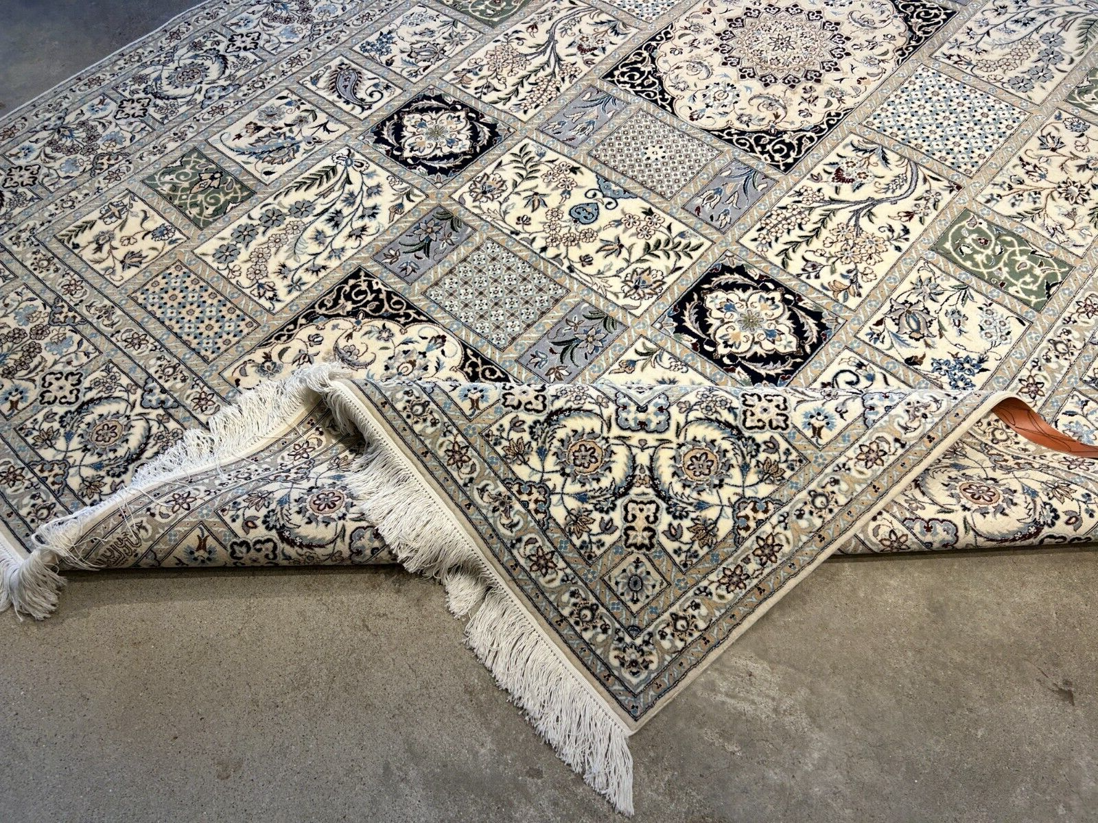 6'9"x10'2" Extra Fine Hand-Knotted Wool & Silk Habibian Naine Rug - Area Carpet