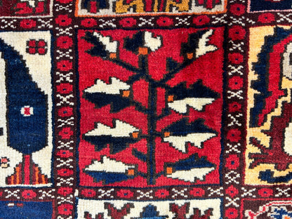 6'10"x10'1" Hand-Knotted 100% Lamb Wool Bakhtiarie Carpet - Area Rug