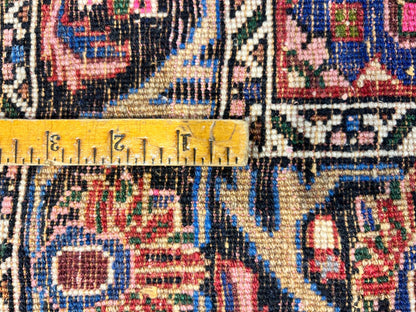 3'7"x5'3" Hand-Knotted 100% Wool Pile Persiane Tribal Bijare Rug