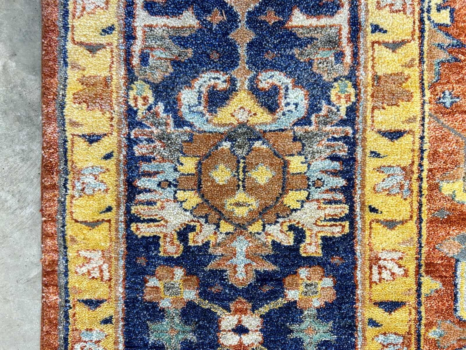 9'x12' Hand-Knotted 100% Lamb Wool  Serapie Design Carpet - Area Rug